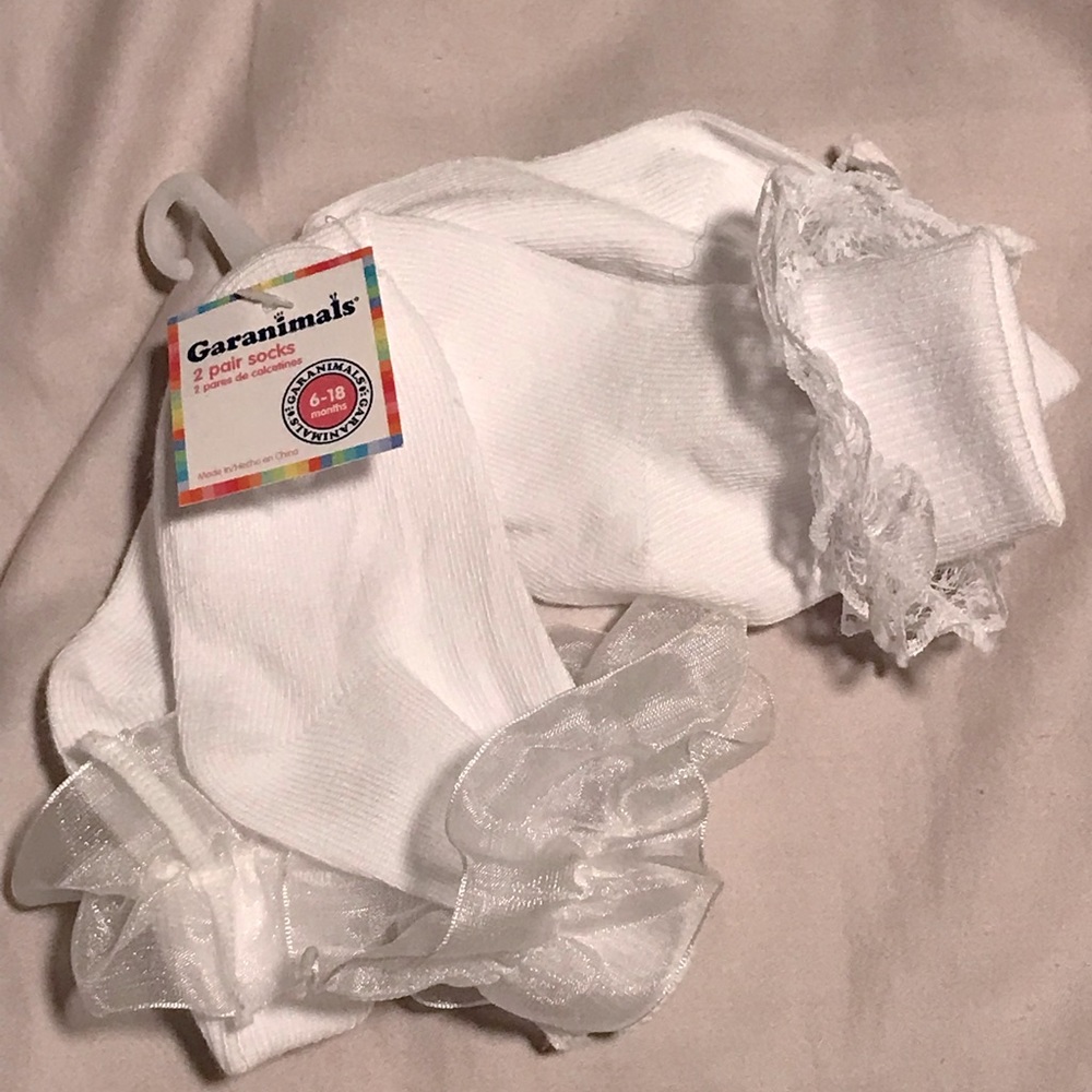 NWT 2 pack Lace Socks 6-18 Months